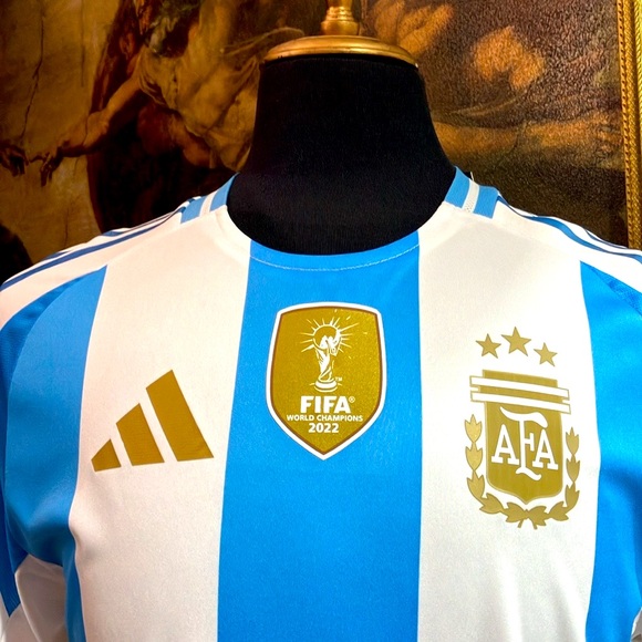 Adidas Argentina 2024 Home Jersey Messi 10 NWT 🇦🇷⭐️⭐️⭐️⚽️🏆